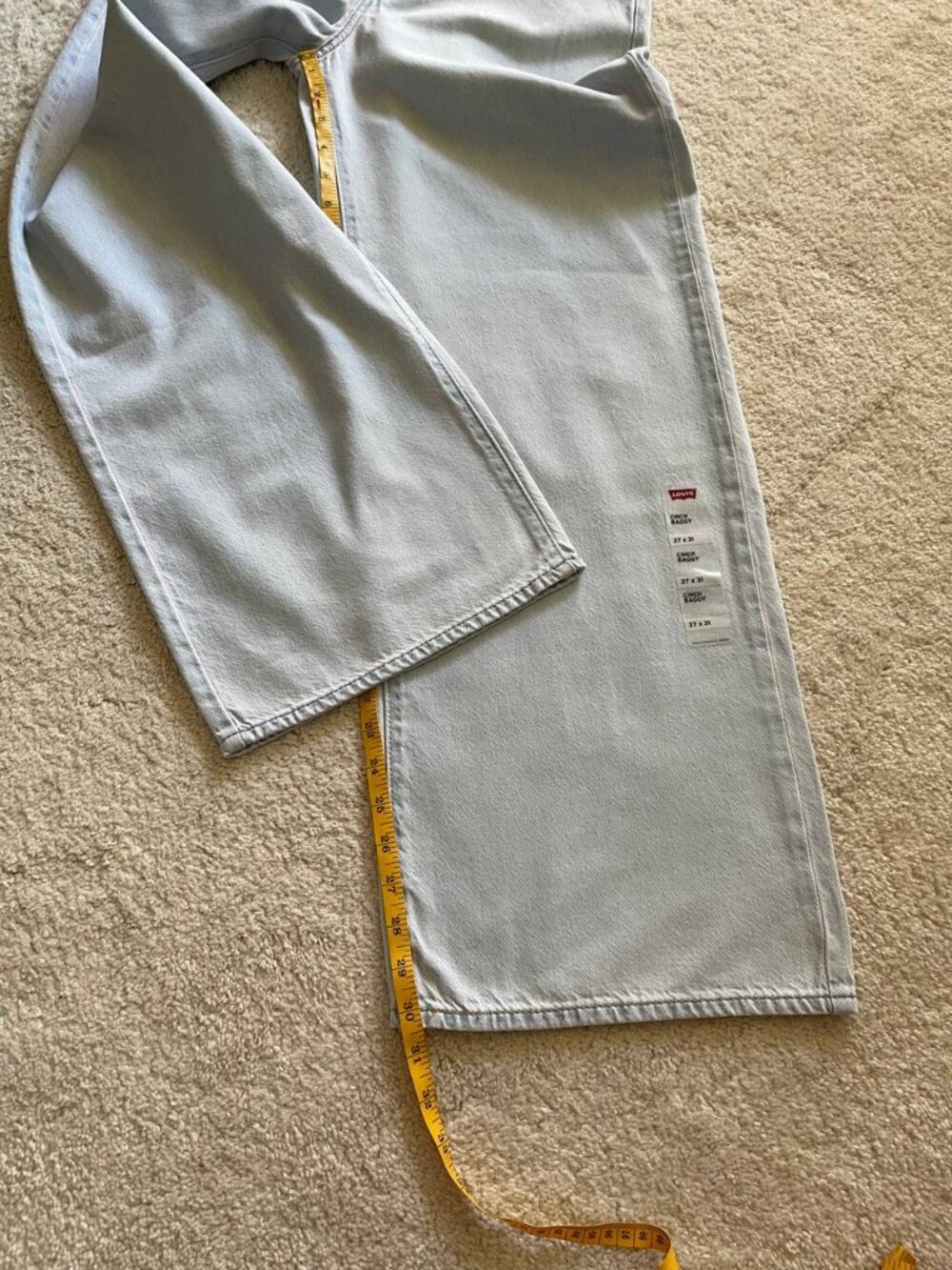 NWT Levi's Cinch Baggy High Rise Women's Jeans Size 27/31 - Picture 10 of 13